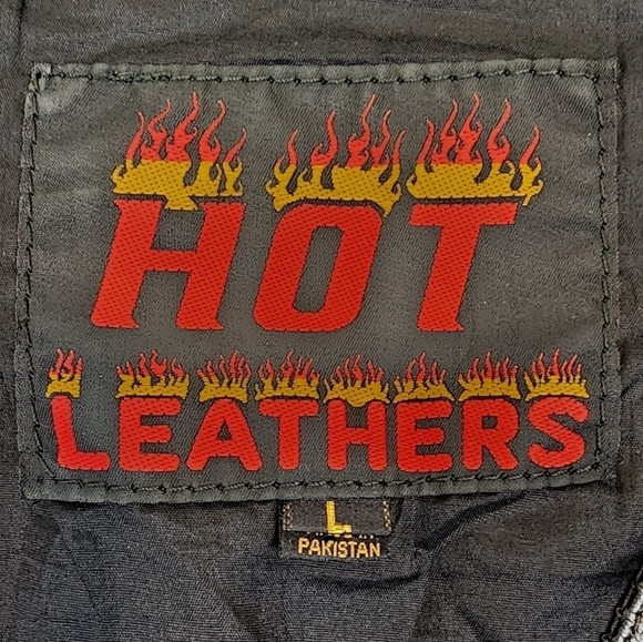 Hot Leather Custom Paint Leather Vest - Picture 7 of 10